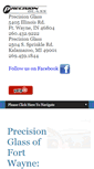 Mobile Screenshot of precisionglassfw.com
